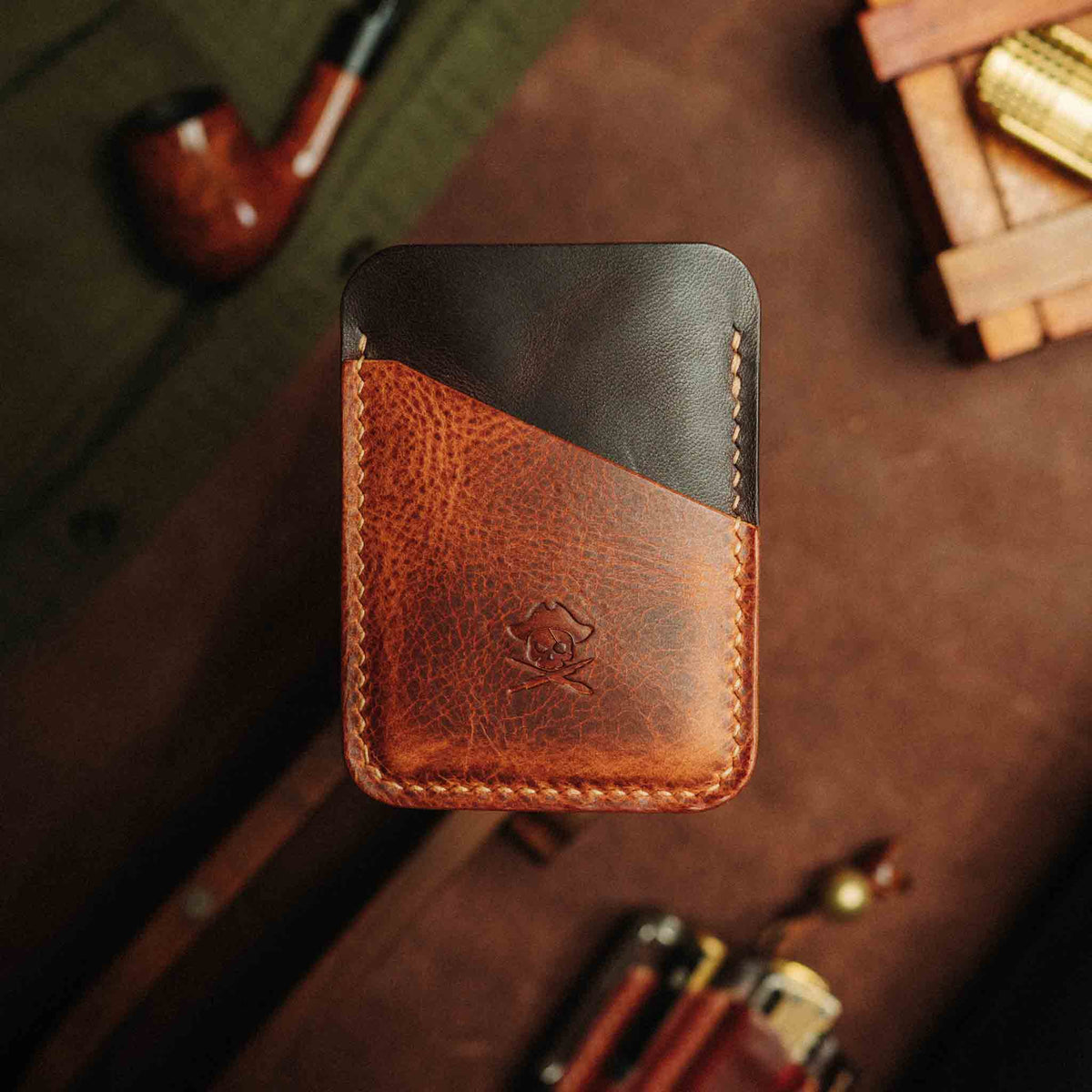 Pirate Goods Boatswain v3 – Minimalist Leather Card Holder