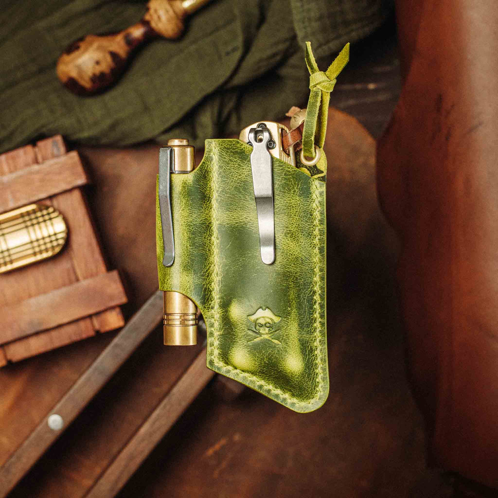 Knife Sheath - Sailor v3 | Leather EDC | Pocket Knife Holder | Venator Hunting