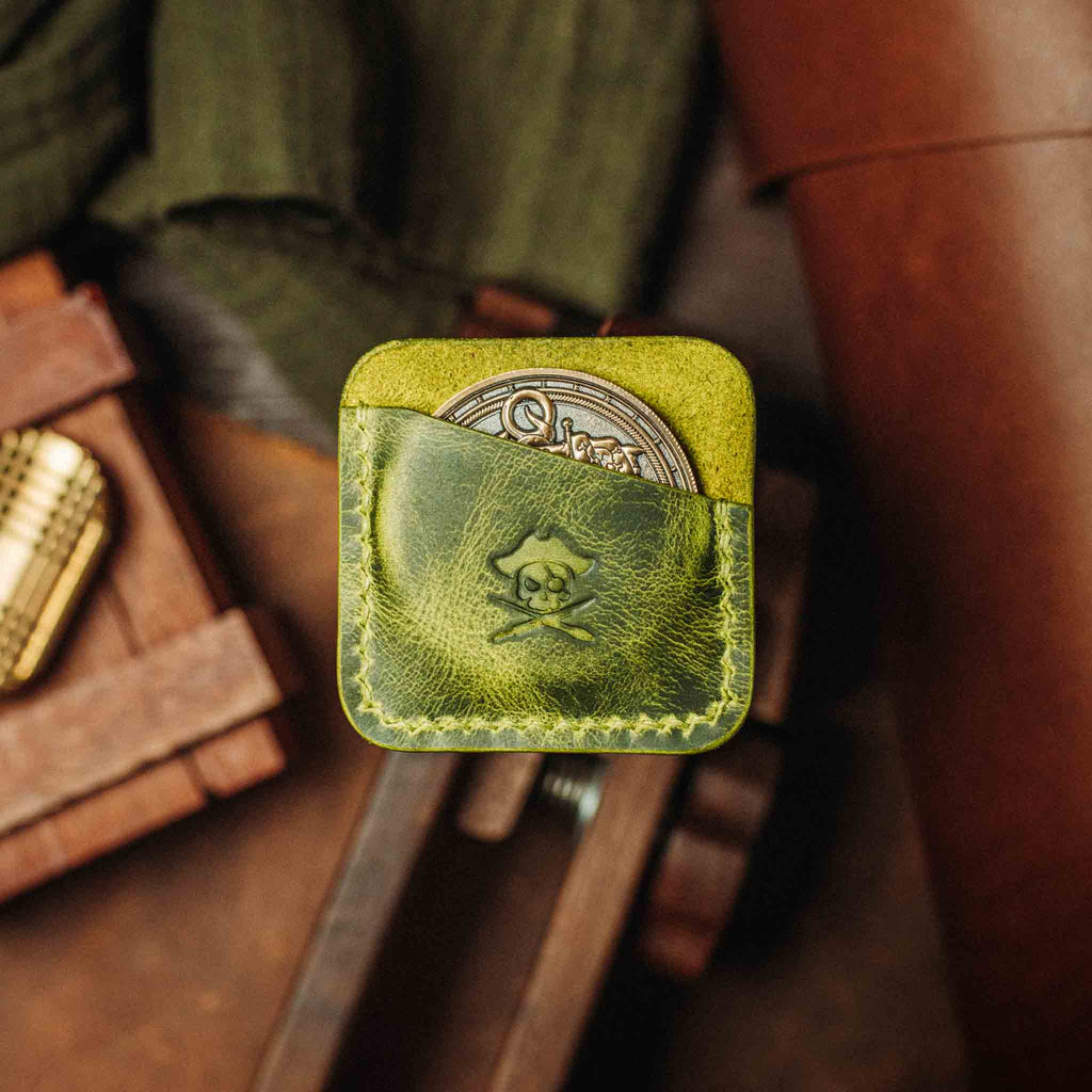 Pirate Goods Peso Pocket – Leather Challenge Coin holder for EDC | Venator Hunting