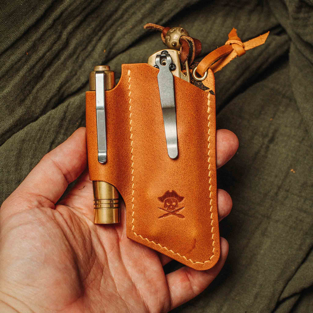 Knife Sheath - Sailor v3 | Leather EDC | Pocket Knife Holder | Venator Hunting