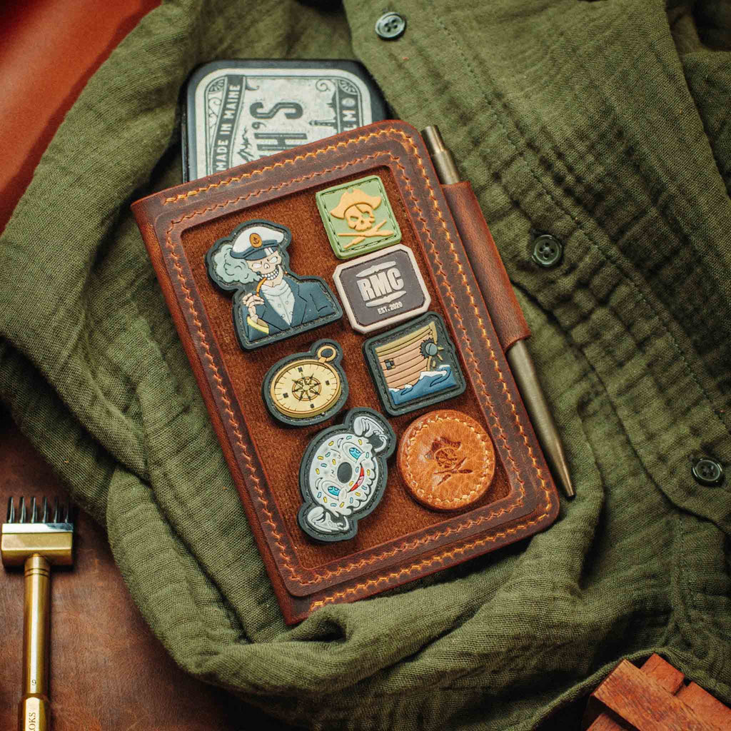 Pirate Goods Quartermaster v2 – Leather Passport Wallet with Velcro