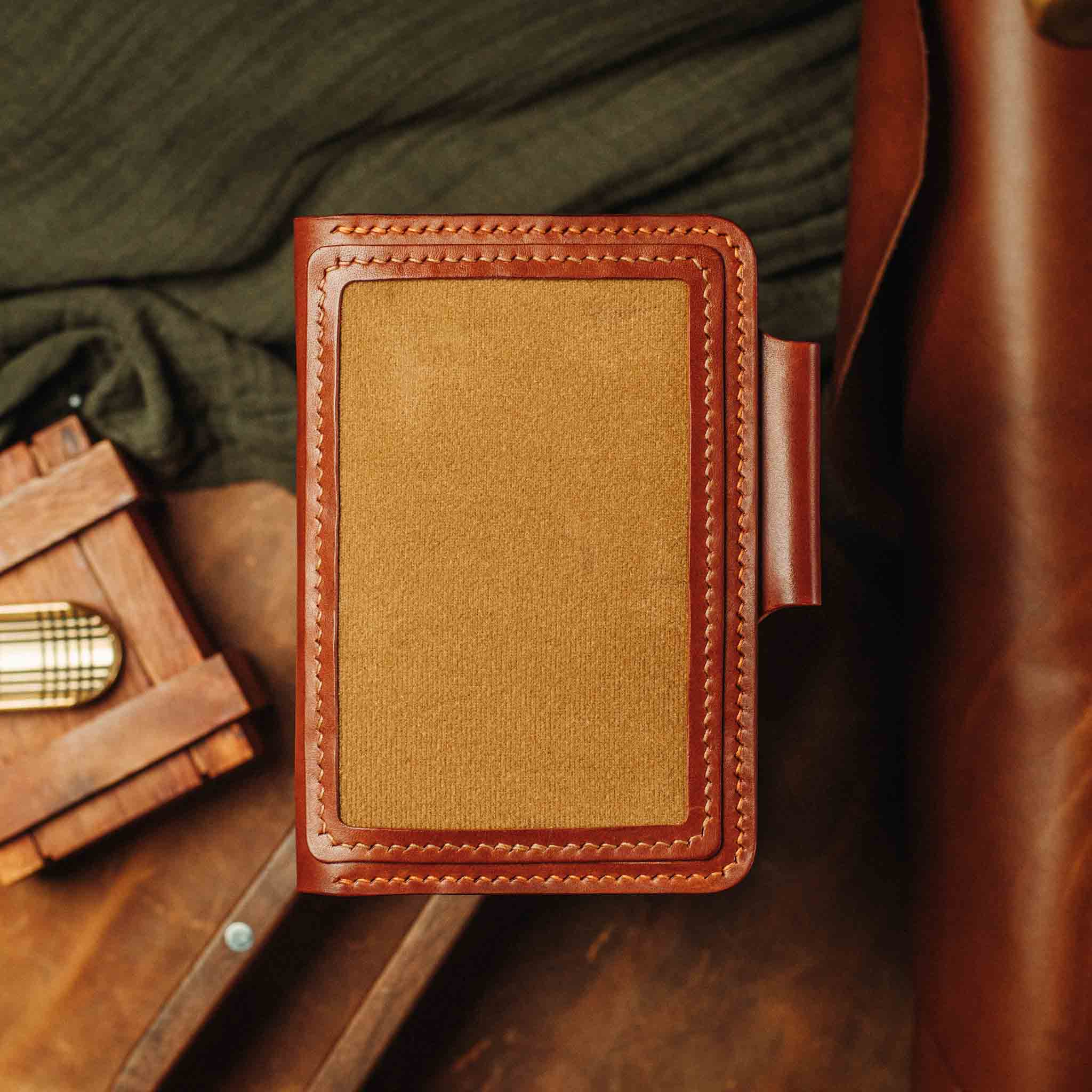 Pirate Goods Quartermaster v2 – Leather Passport Wallet with Velcro