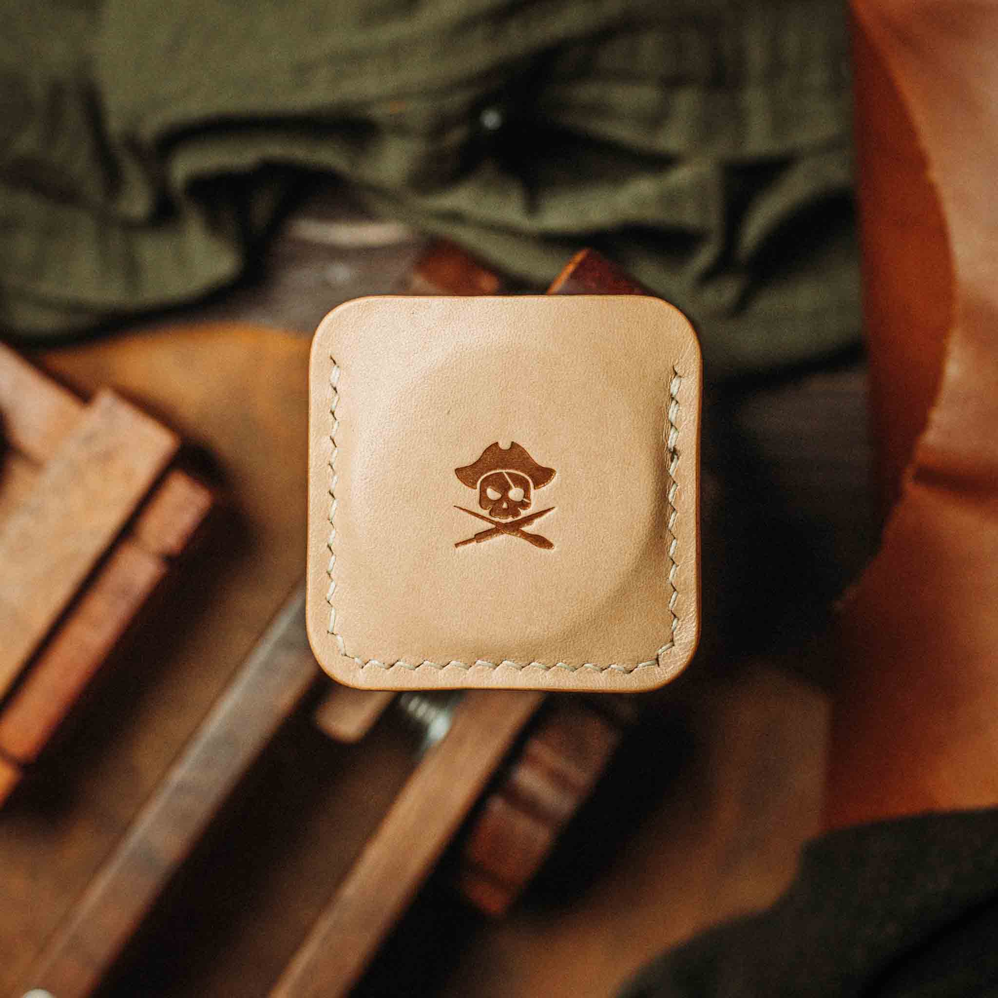 Pirate Goods Peso Pocket v3 Coin Holder – Leather Challenge Coin Case for EDC