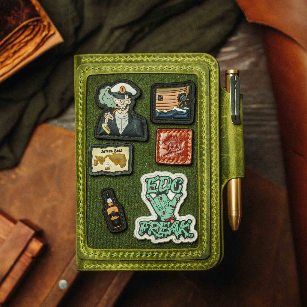 Pirate Goods Quartermaster v2 – Leather Passport Wallet with Velcro