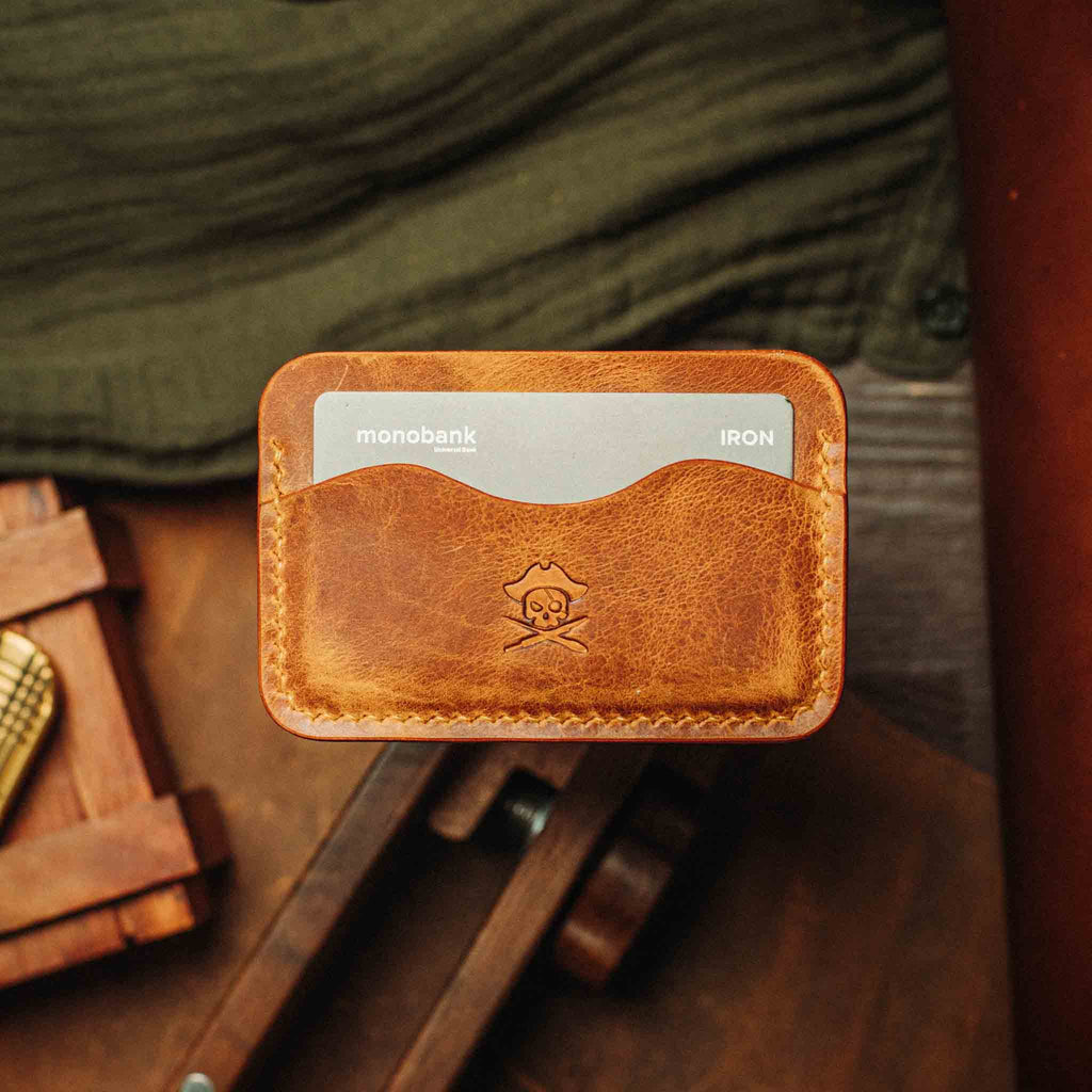 Pirate Goods Drunken Boatswain v2 Slim Wallet – Minimalist Leather EDC Card Holder | Venator Hunting