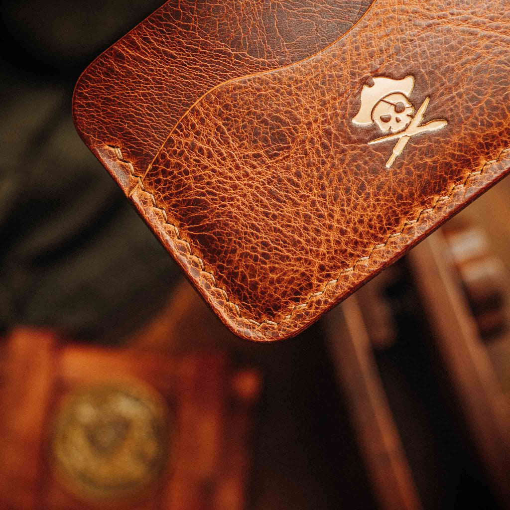 Pirate Goods Drunken Boatswain v2 Slim Wallet – Minimalist Leather EDC Card Holder