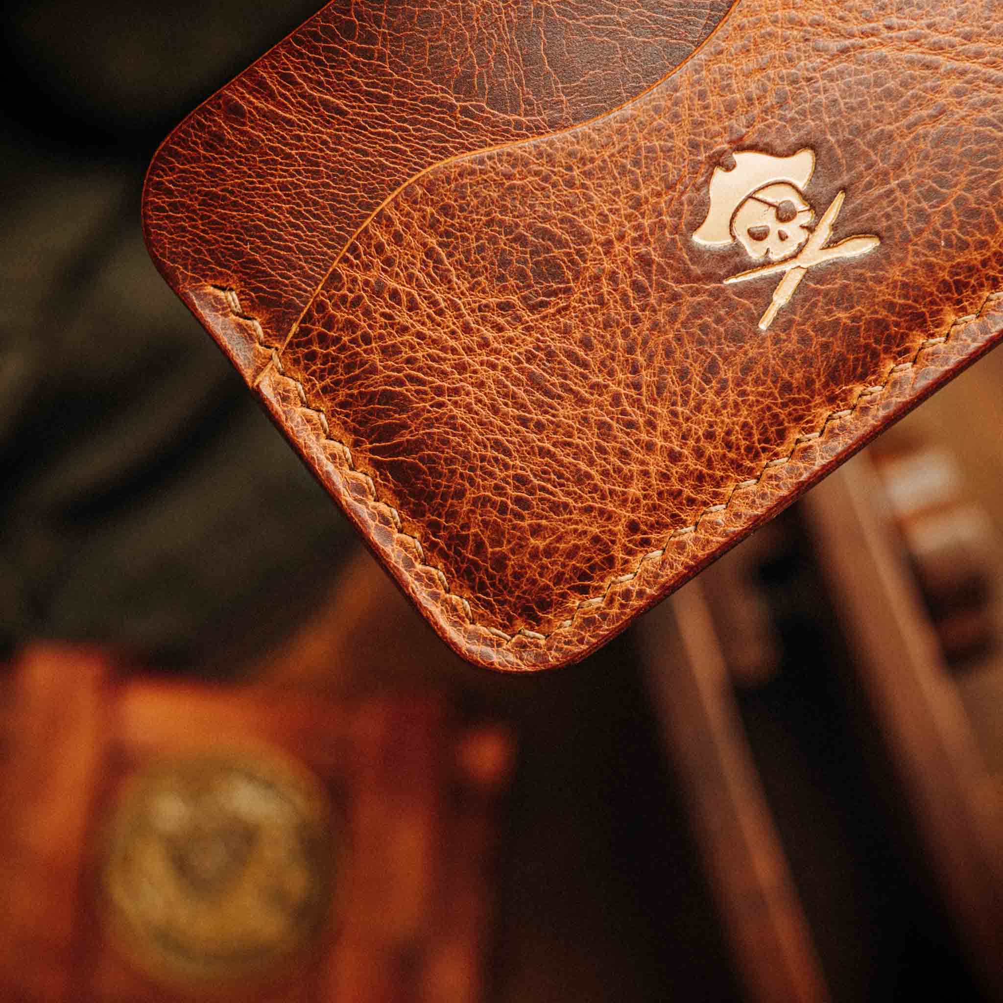 Pirate Goods Drunken Boatswain v2 Slim Wallet – Minimalist Leather EDC Card Holder