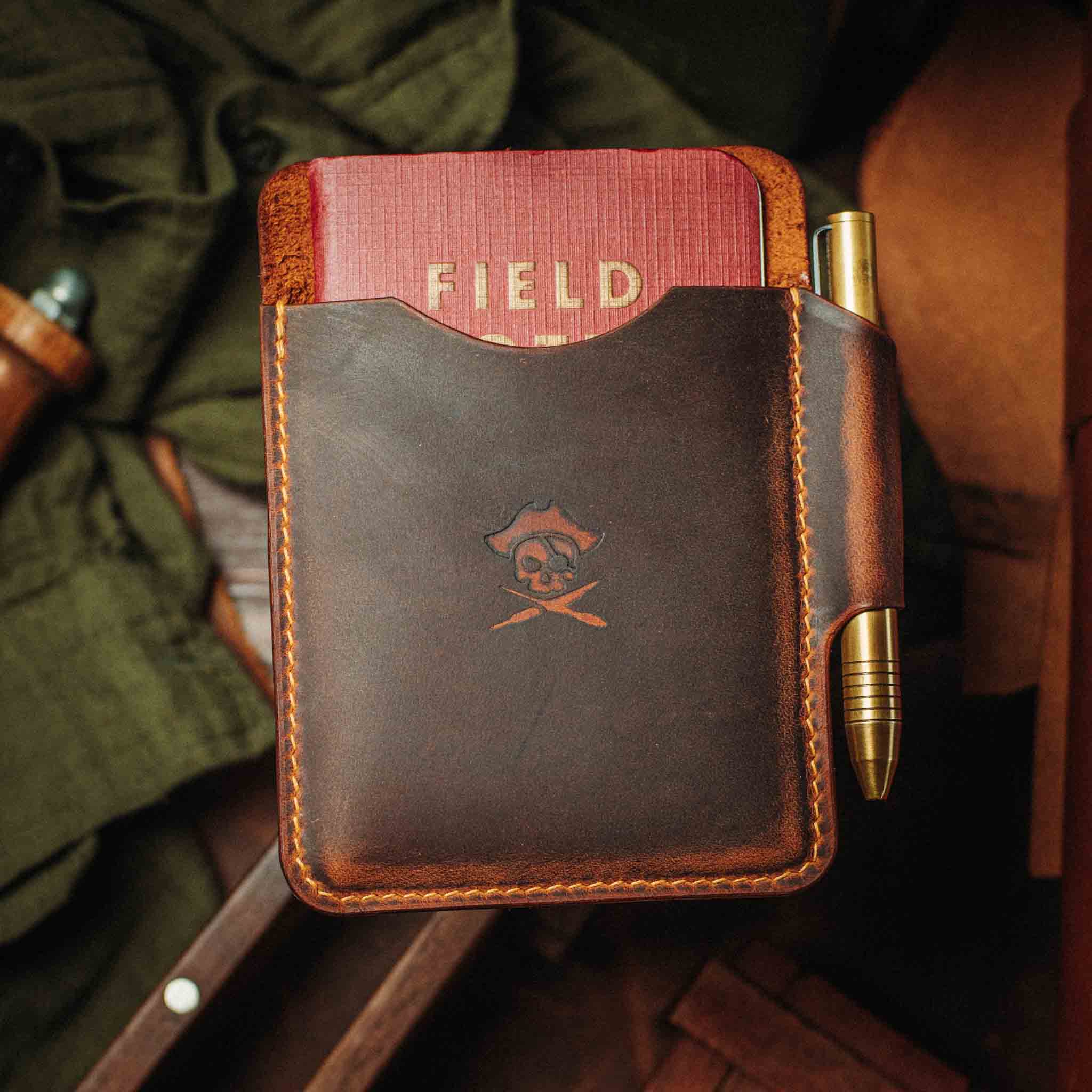 Pirate Goods First Mate Fatty Pocket Organizer – Large Leather EDC Organizer for Multi-Tool