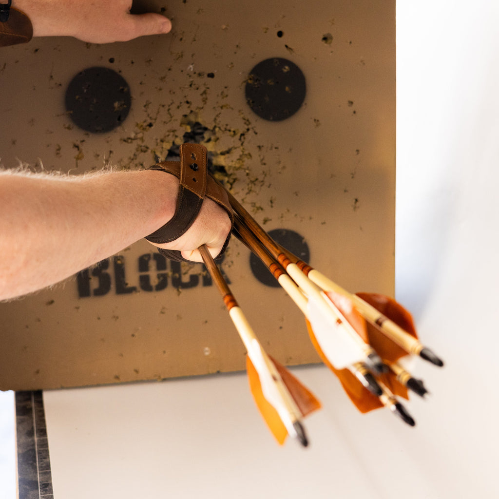 Wood Arrows Made in the USA - 6 Pack