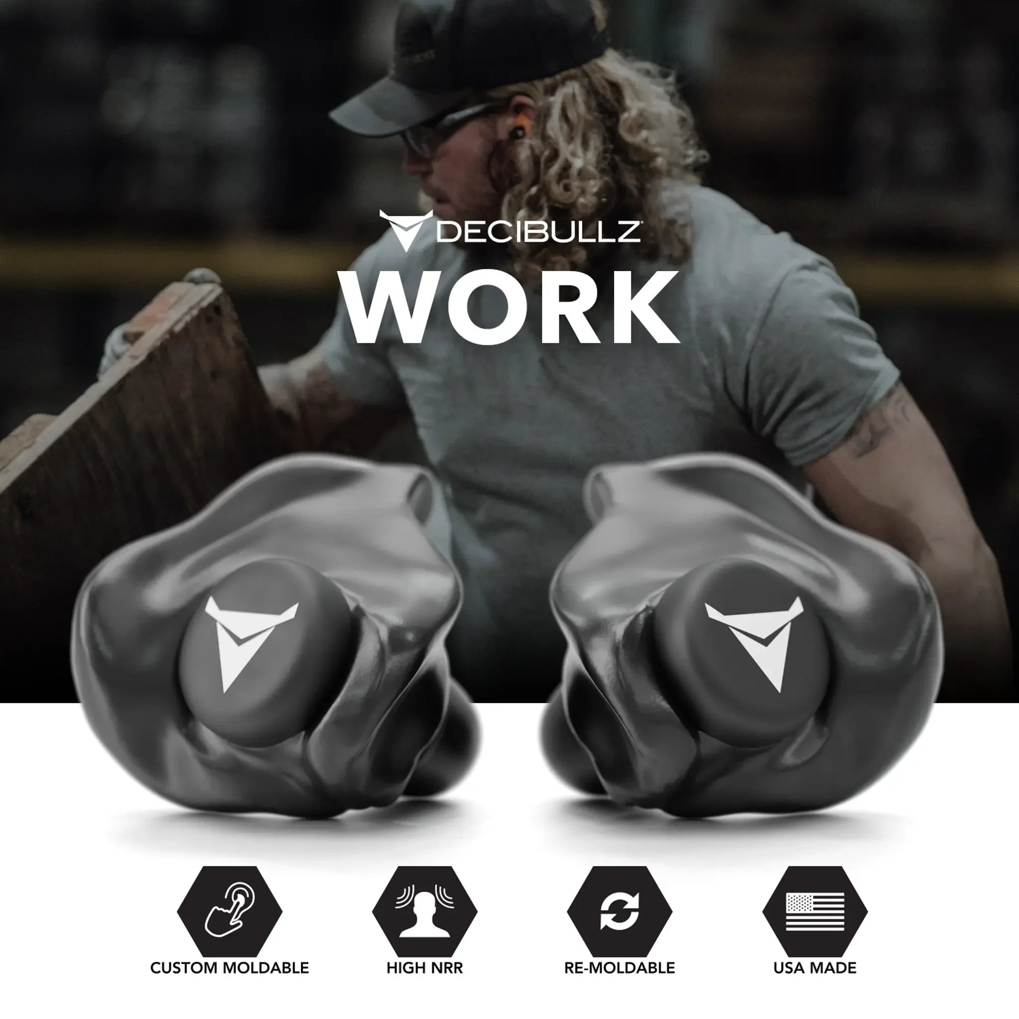 Custom Molded Earplugs 31dB NRR
