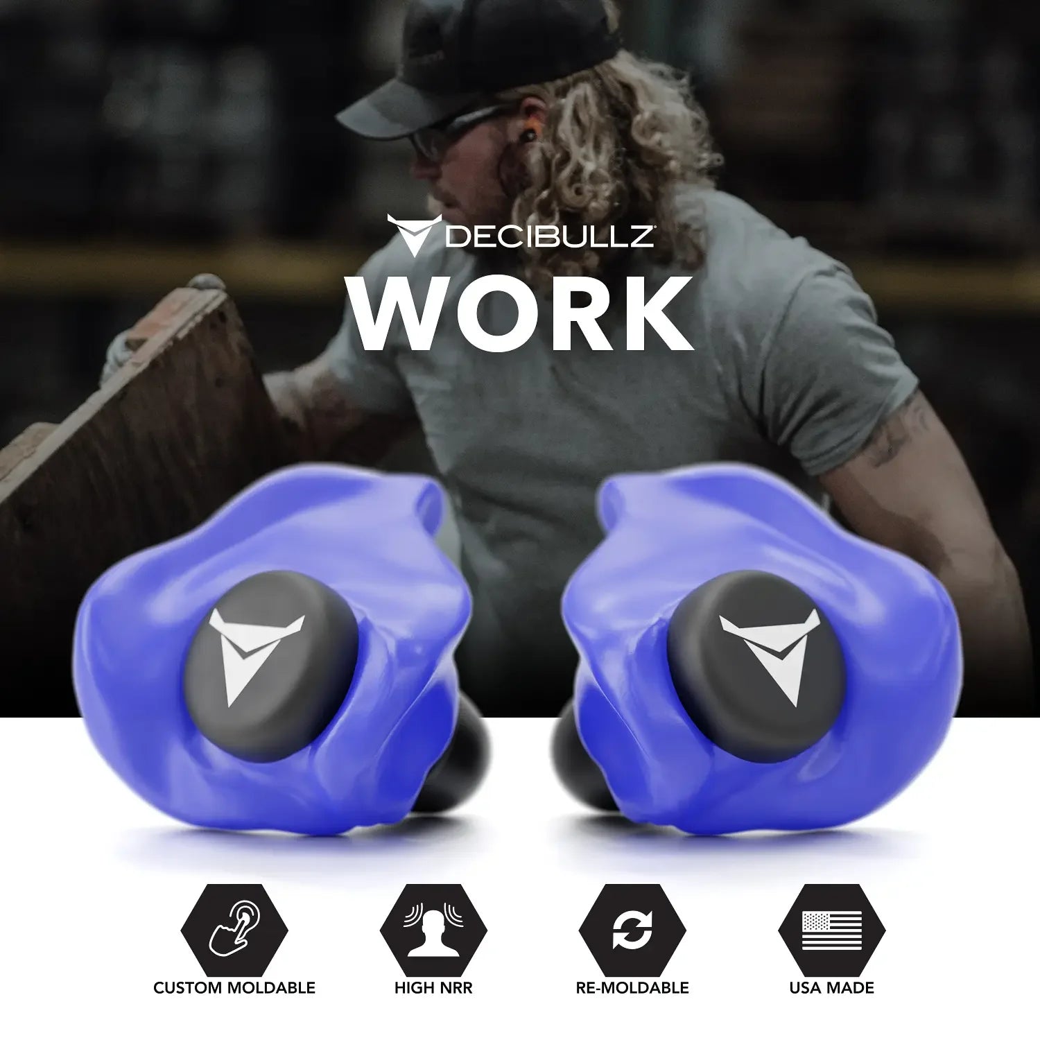 Custom Molded Earplugs 31dB NRR