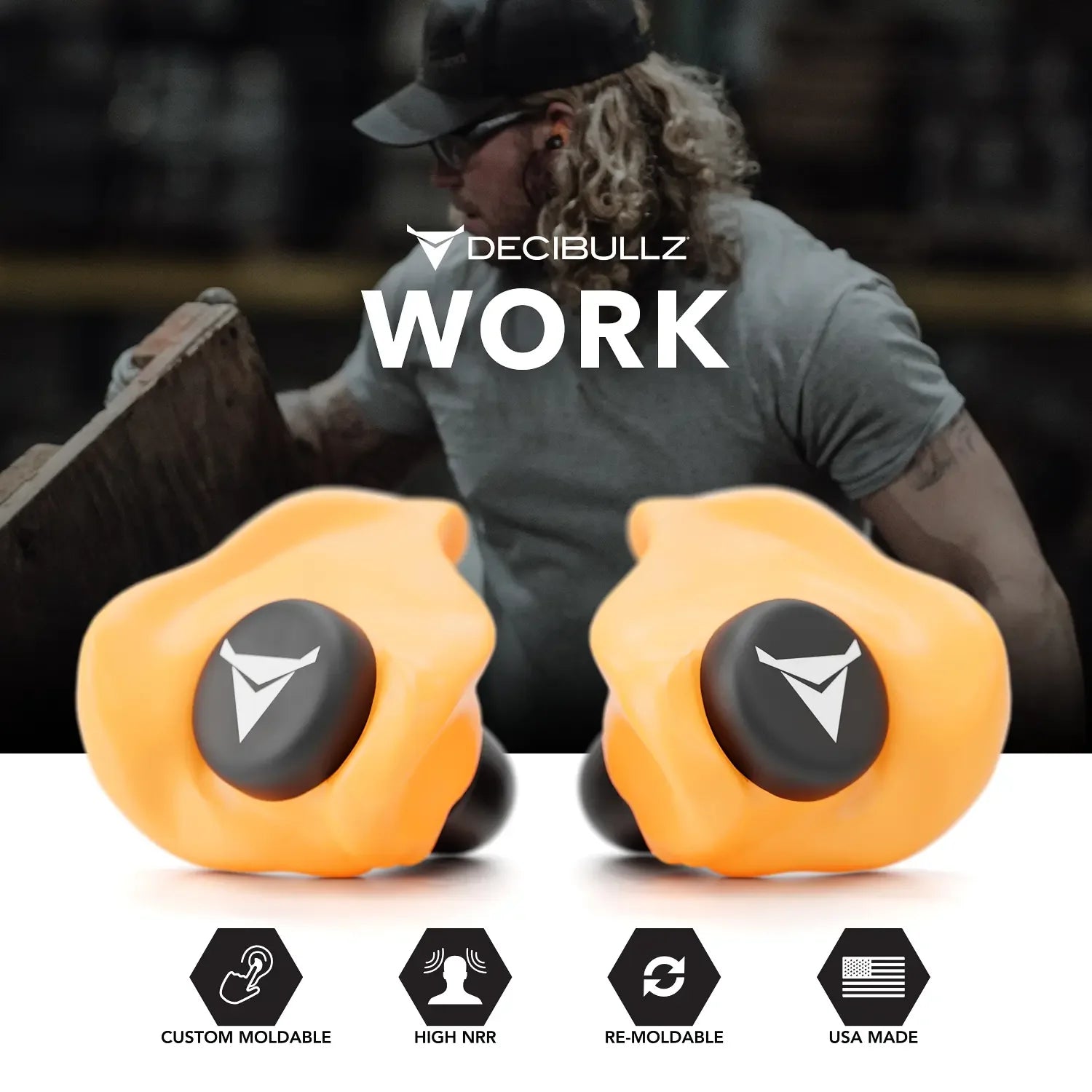 Custom Molded Earplugs 31dB NRR