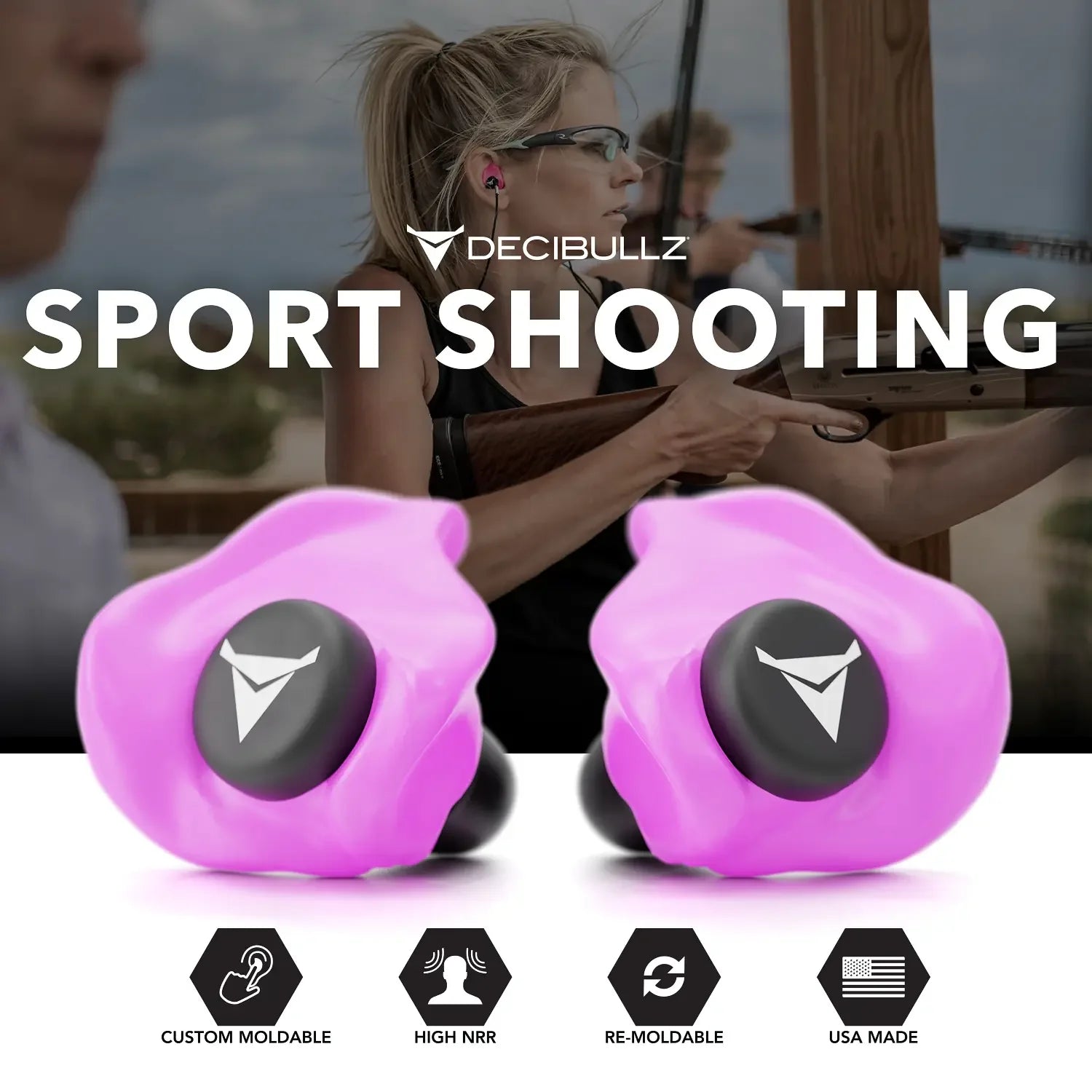 Custom Molded Earplugs 31dB NRR
