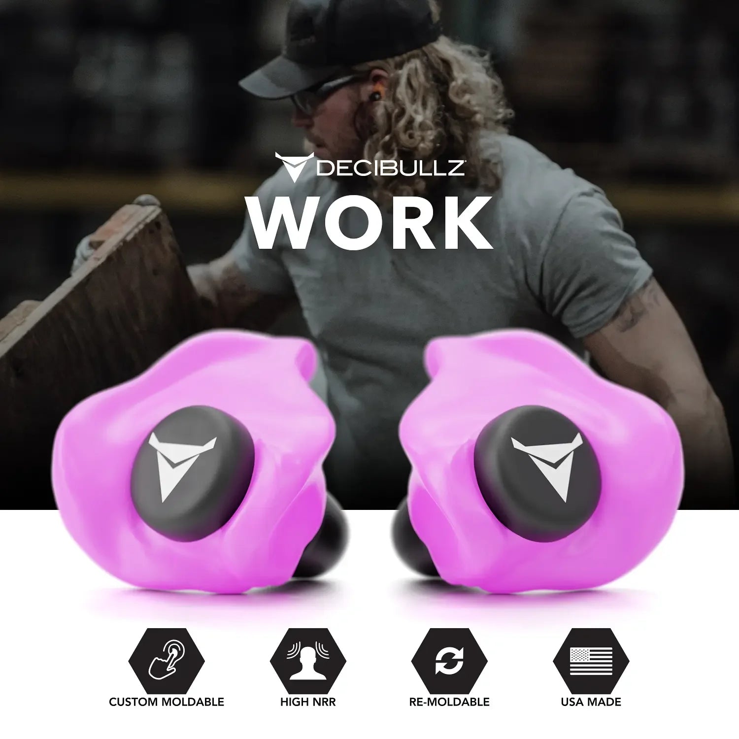 Custom Molded Earplugs 31dB NRR