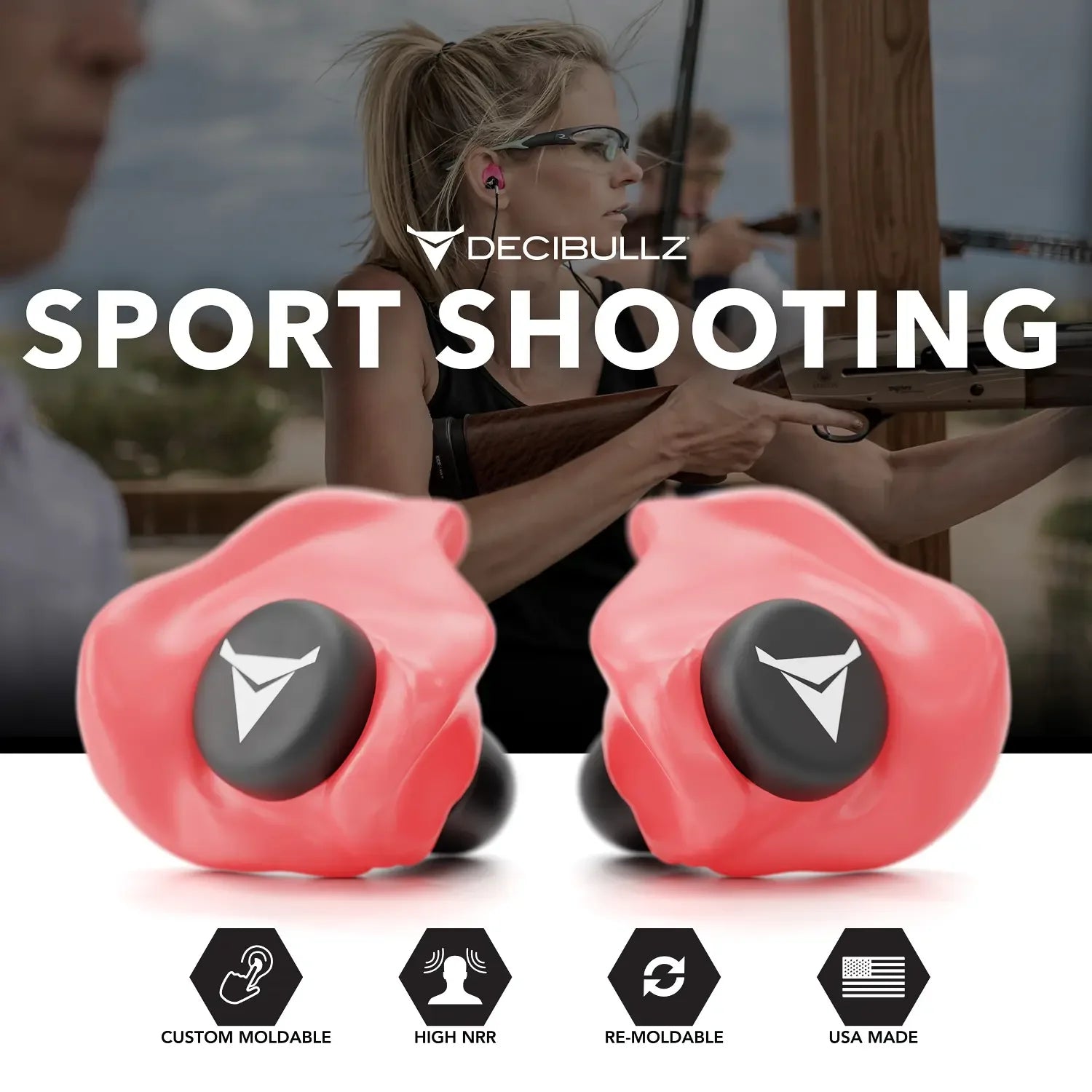 Custom Molded Earplugs 31dB NRR