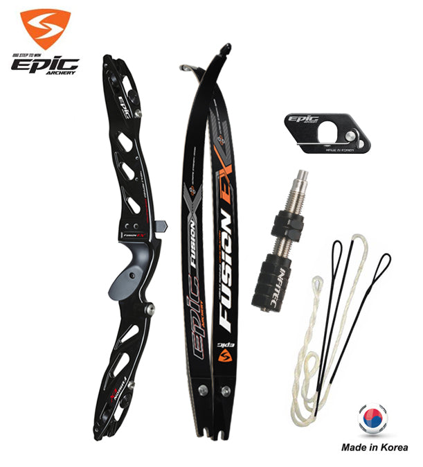 Epic Archery 68" Fusion EX ILF Recurve Bow Set – Right Hand
