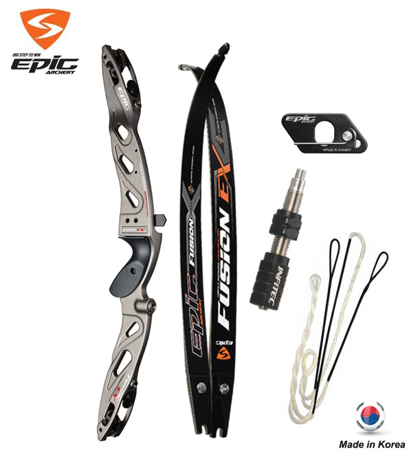 Epic Archery 68" Fusion EX ILF Recurve Bow Set – Right Hand
