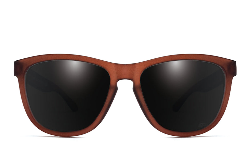 Frosted Burgundy - Jet Black Lens Polarized - Essentials