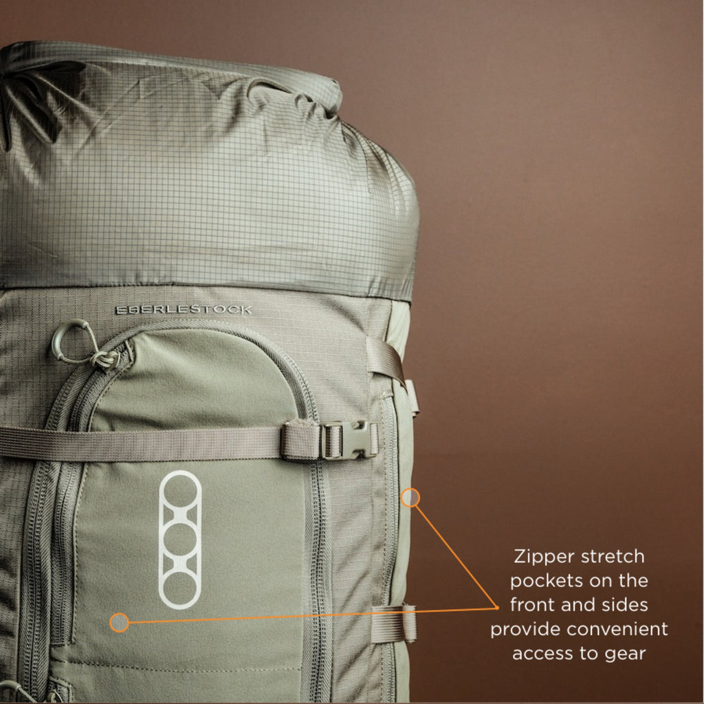 Eberlestock Brooks 7000 | Lightweight w/ EMOD Lid & Hydration Bladder Sleeve