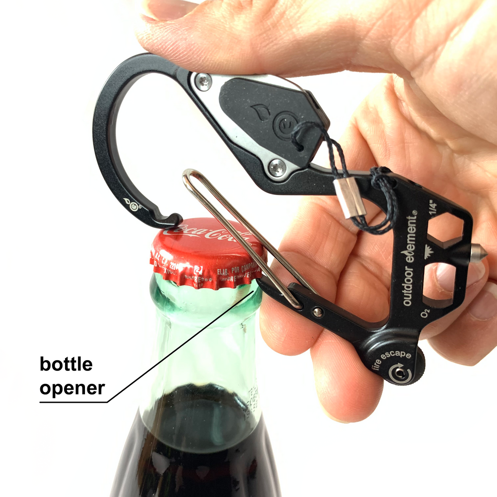 Fire Escape: Fire-Starting Multitool Carabiner