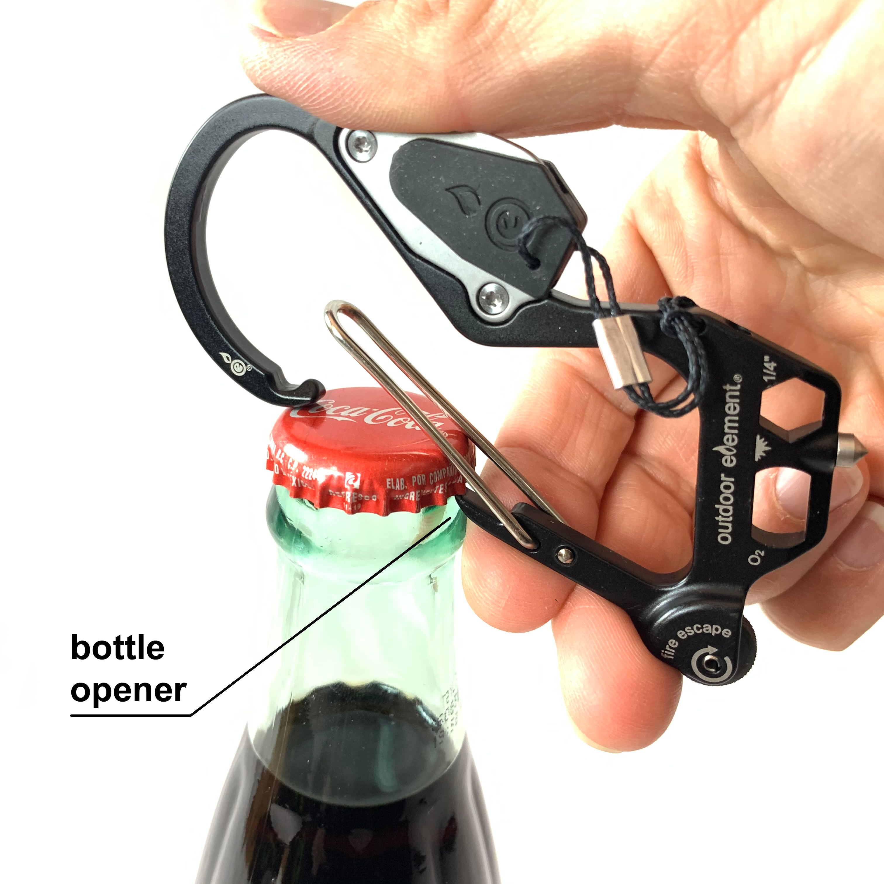 Fire Escape: Fire-Starting Multitool Carabiner