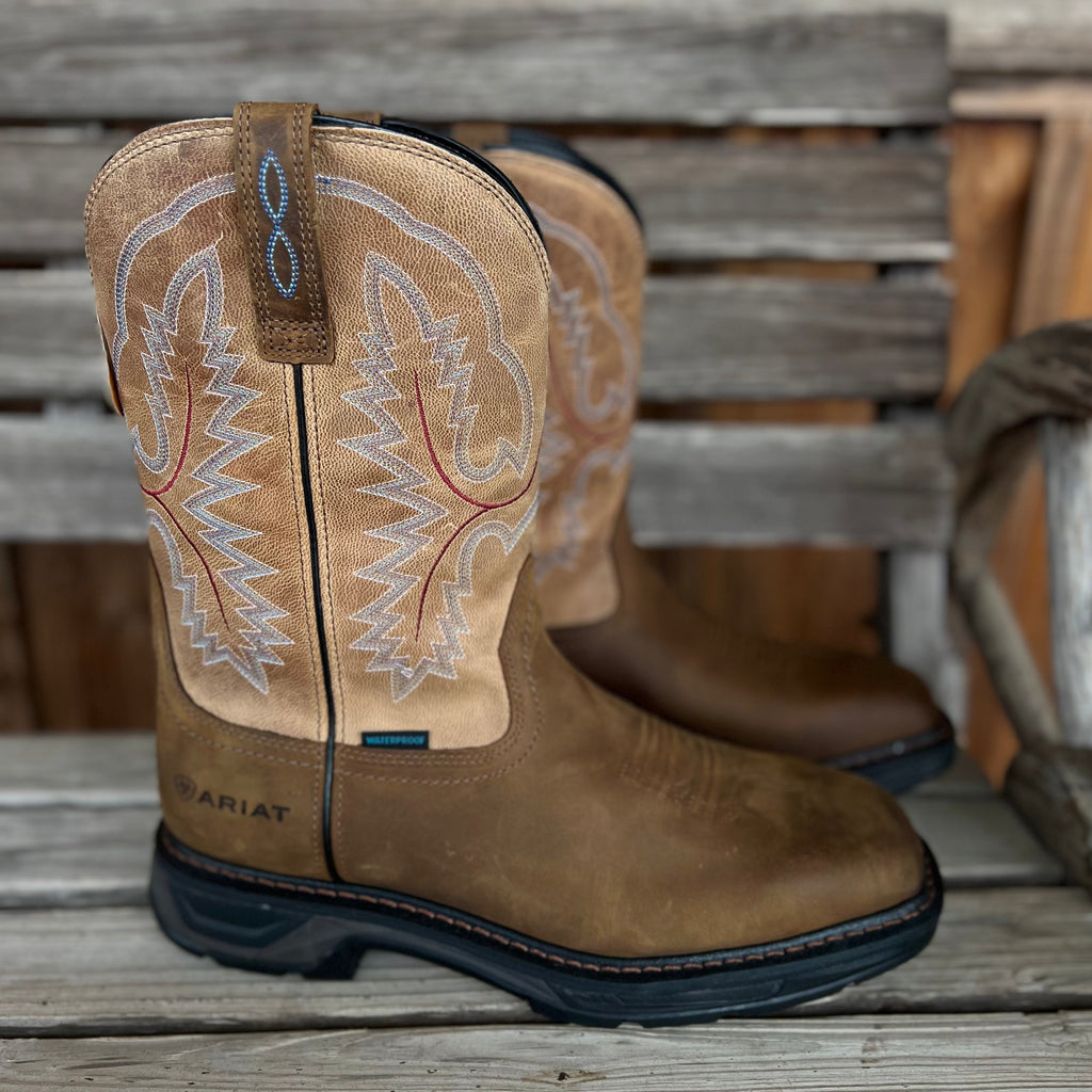 Ariat WorkHog XT H2O Waterproof Work Boot in Brown – front view | Venator Hunting
