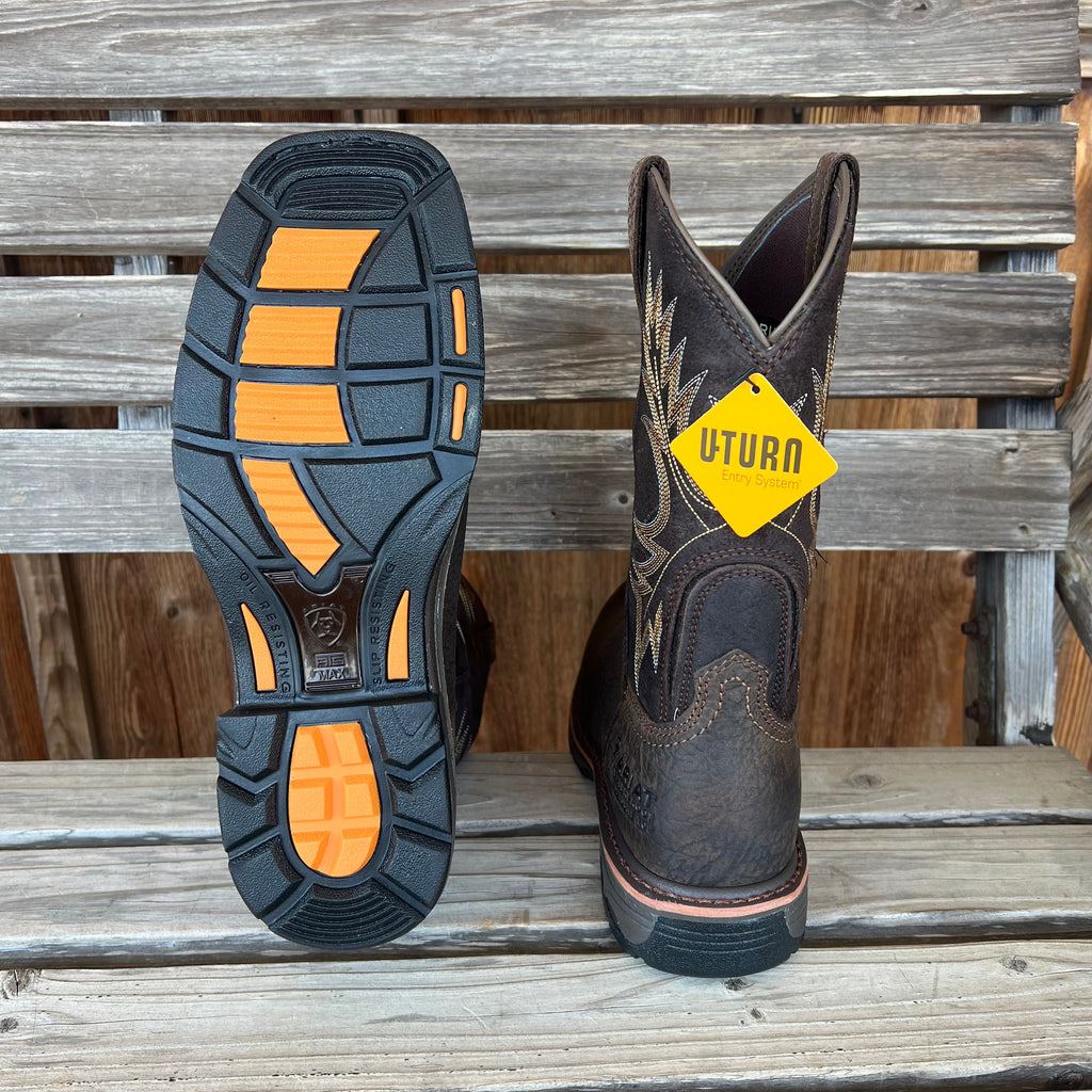 Ariat WorkHog Composite Toe Boot – side profile view | Venator Hunting