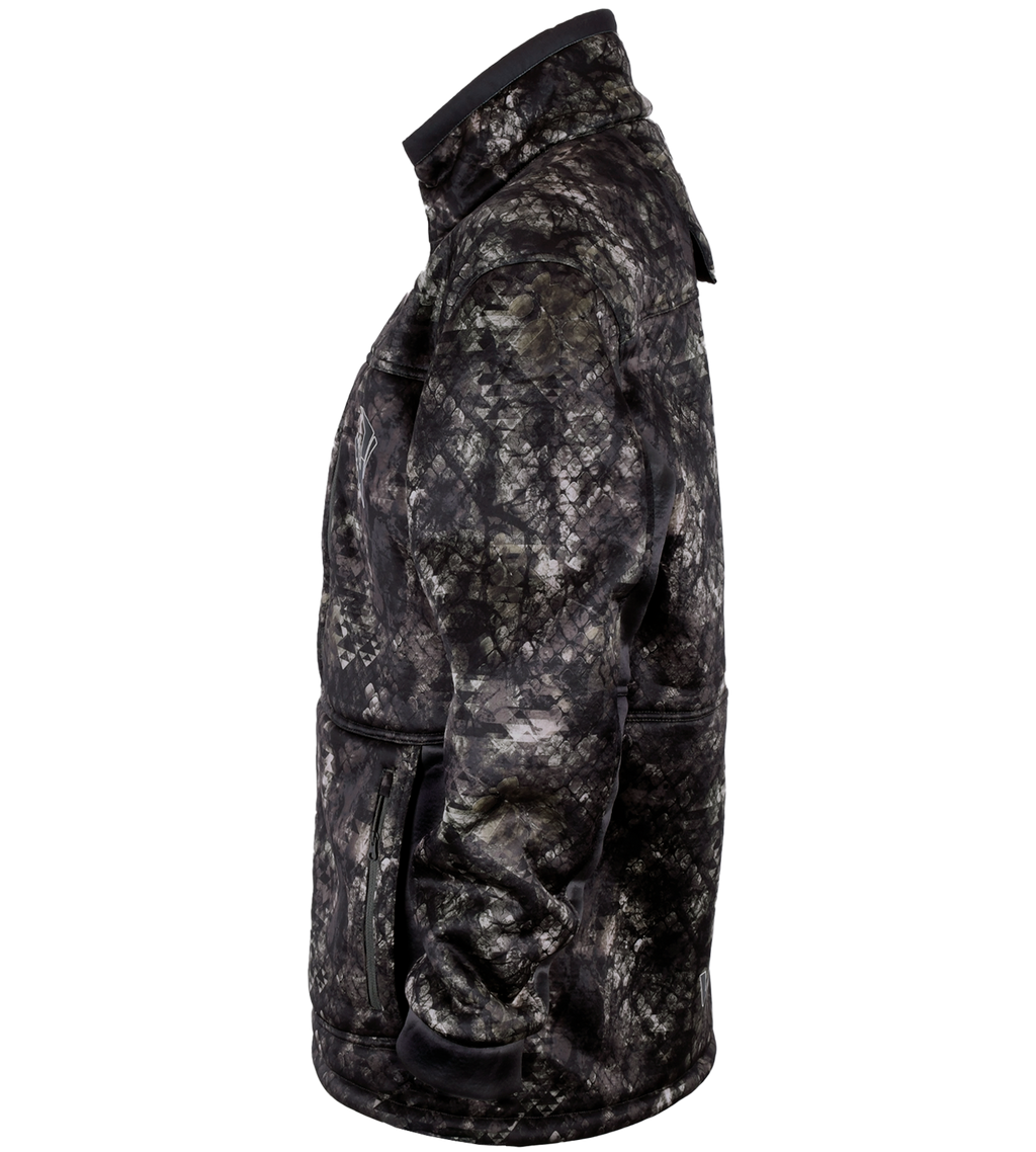 Vycah Kinsley Jacket in Deep Woods camo, side view
