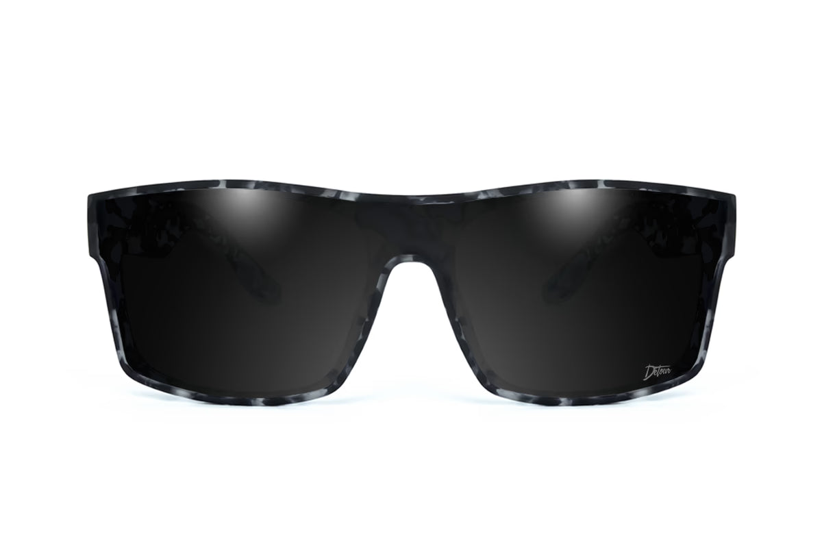 Horizon XL - Gray Tortoise - Jet Black Polarized
