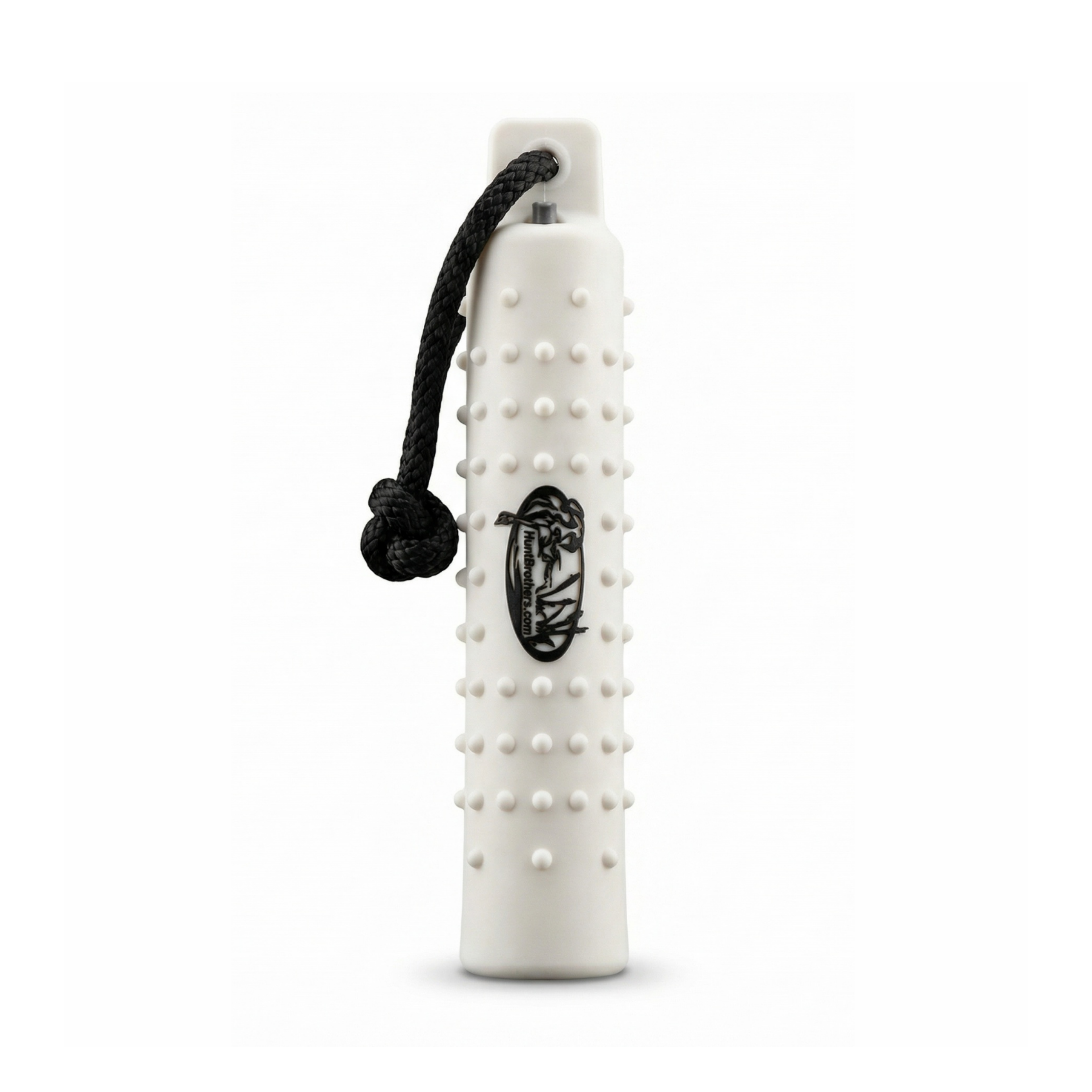 HuntEmUp Standard 2-Inch White Dog Training Bumpers with Throw Rope and Air Valve – 6 Pack