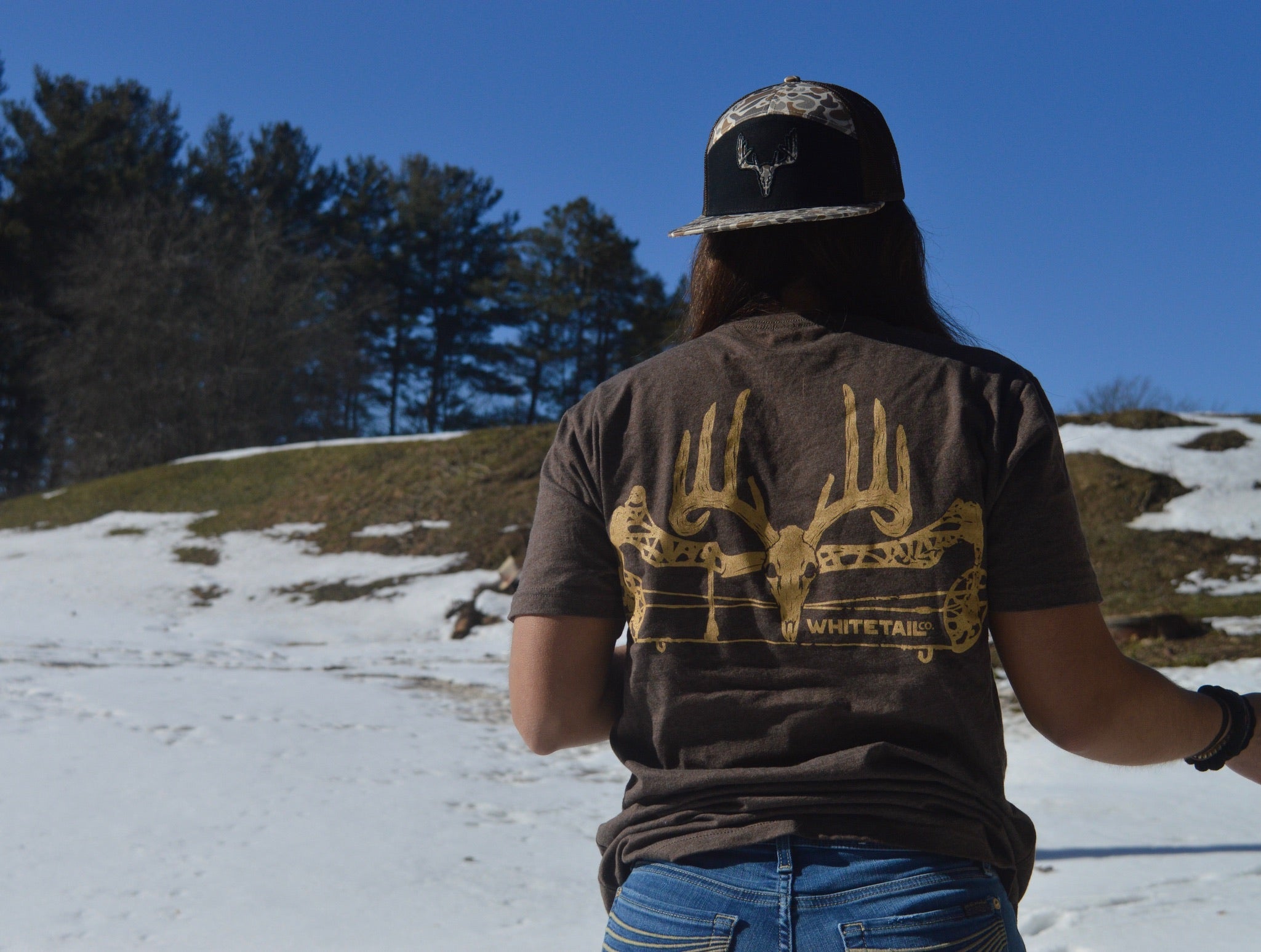 Whitetail Co. Old Camo Skull 7 Panel