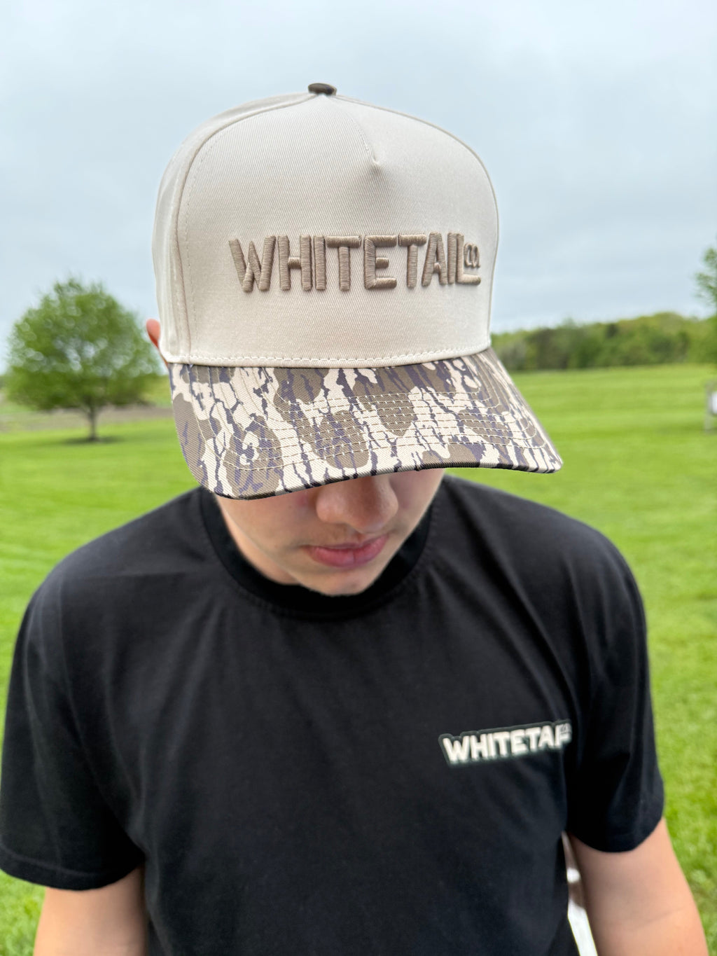 Whitetail Co. Washed Brim Trucker