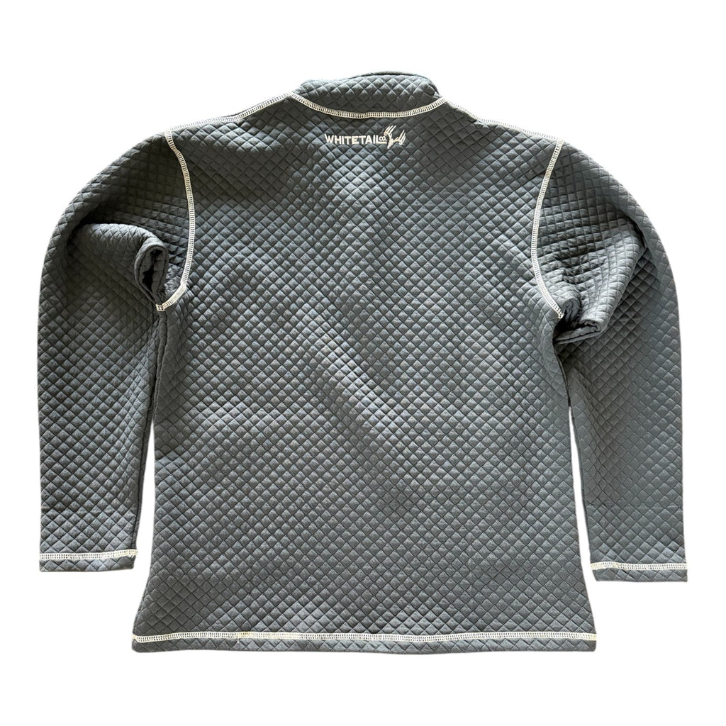 Whitetail Co. Rut Line Waffle 1/4 Button Sweatshirt