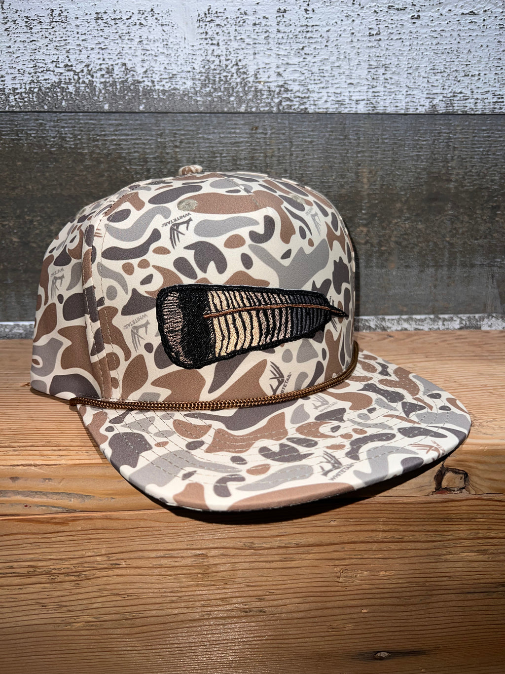 Whitetail Co. Fallen Feather Old Camo Trucker
