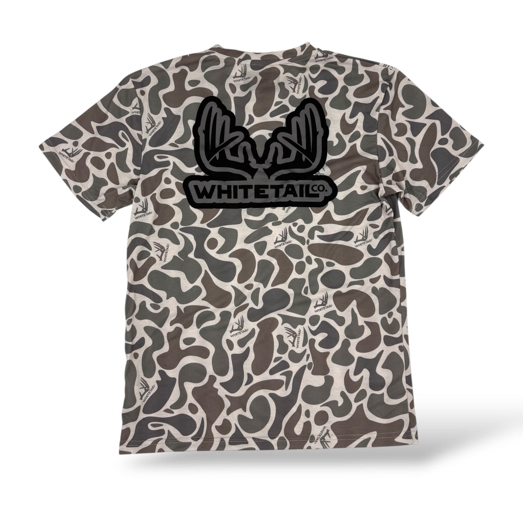 Whitetail Co. Old Camo Faded Pocket Tee