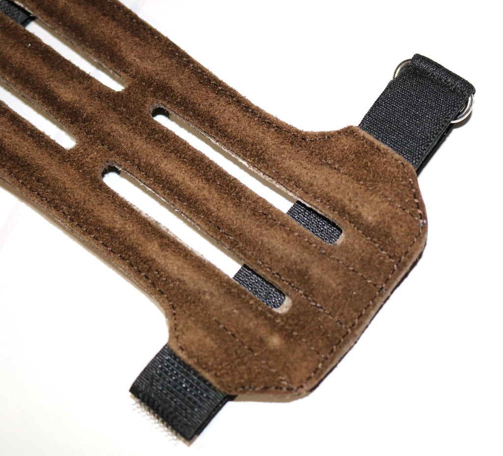 Farmington Suede Vented Leather Archery Armguard