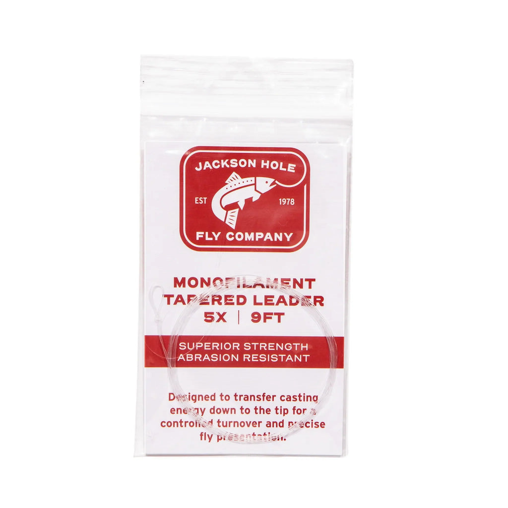 JHFLYCO Monofilament Nylon Tapered Leader - 3 Pack