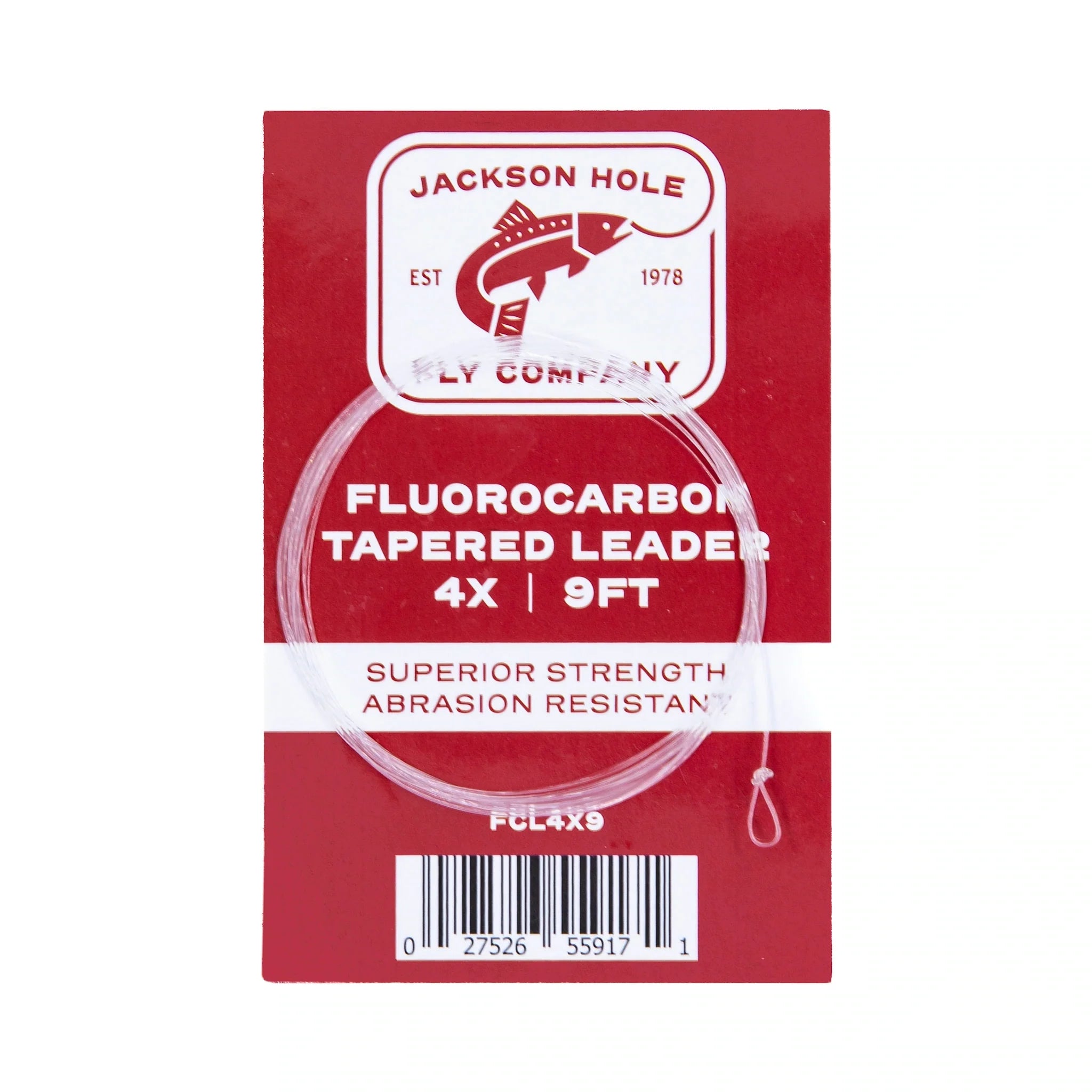 JHFLYCO 9ft Fluoroflex Fluorocarbon Tapered Leader – 3 Pack | Venator Hunting