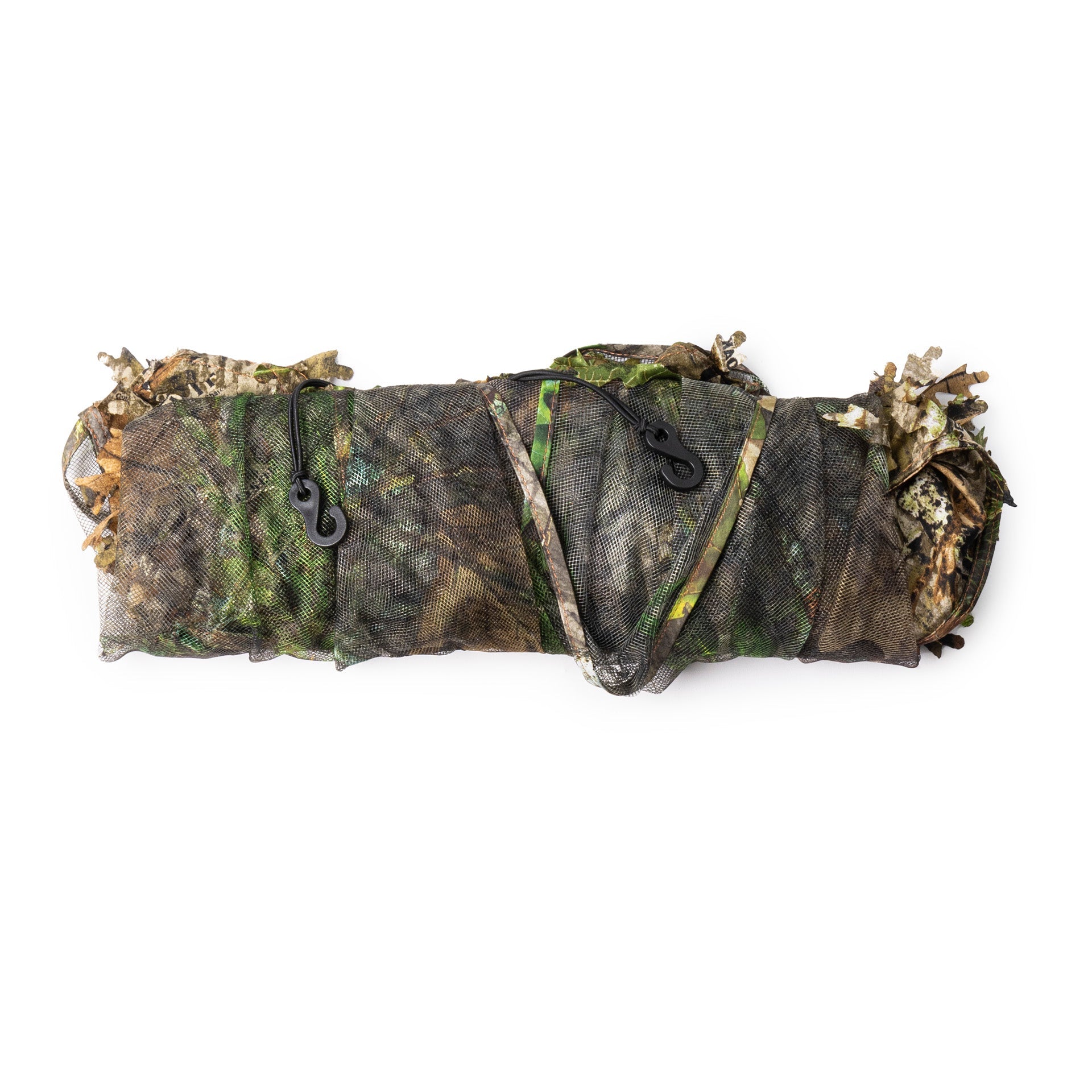 Camouflage ghillie suit netting with leafy 3D pattern for hunting concealment