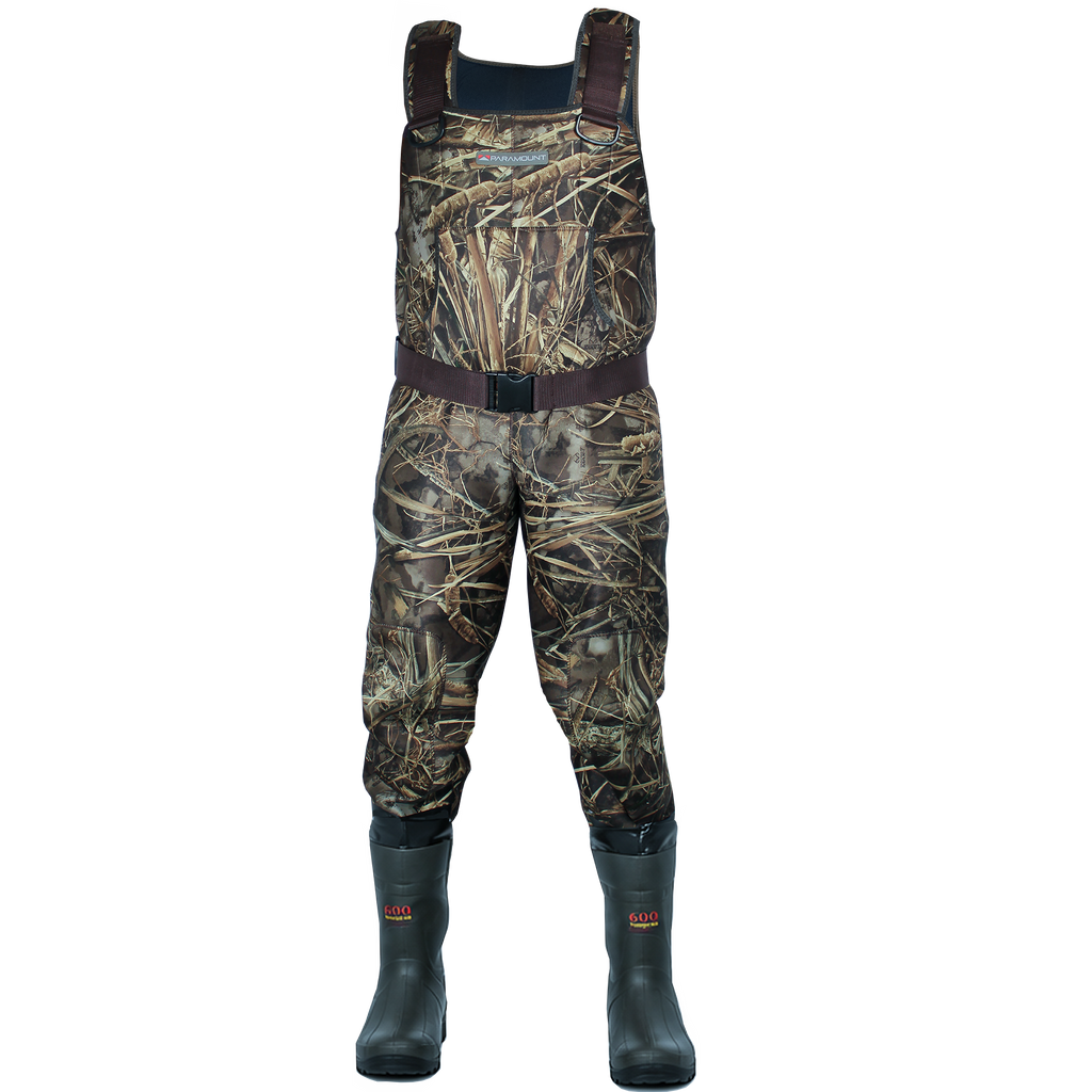 BAYOU 3.5mm Neoprene Camo Chest Wader 600g Boots