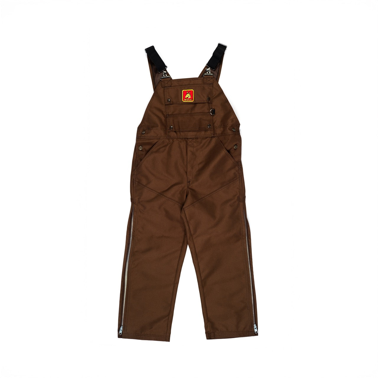 Mule Original Plain Bibs - No Liner - Brown