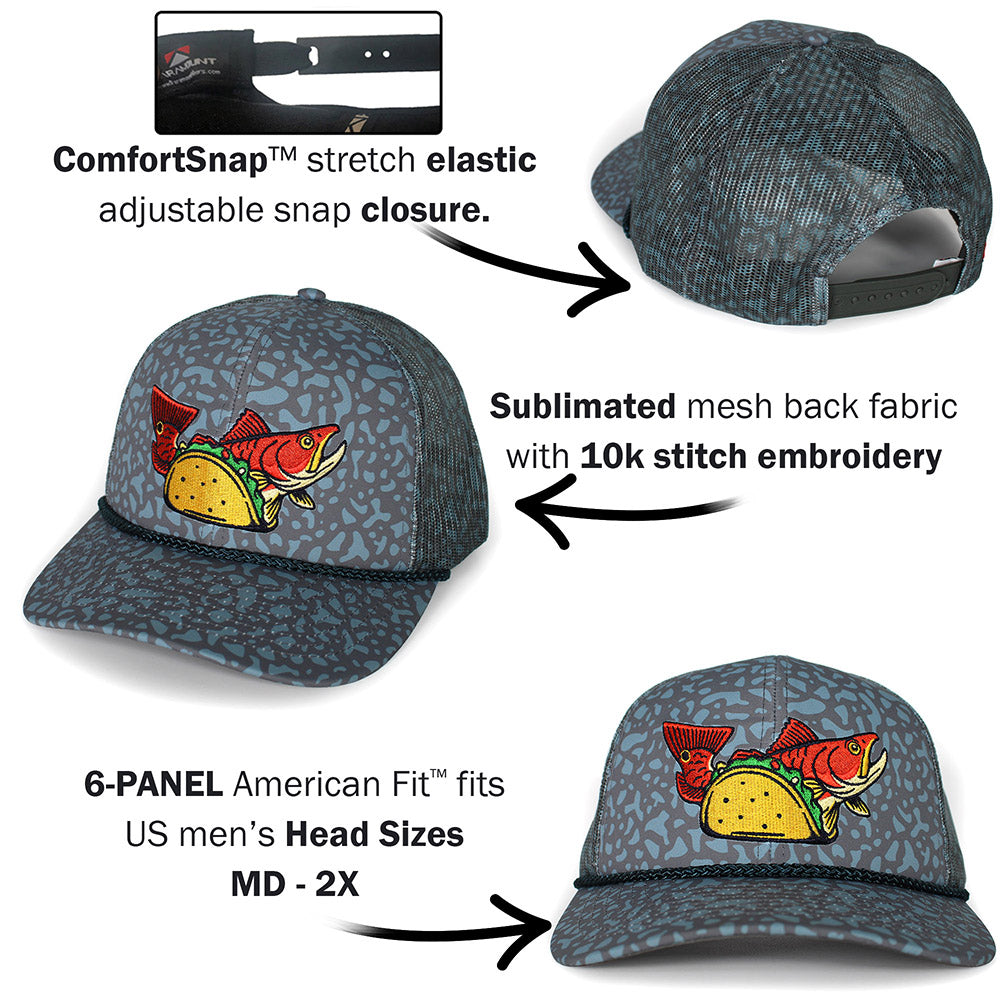 Redfish Tacos 6-Panel Fishing Hat