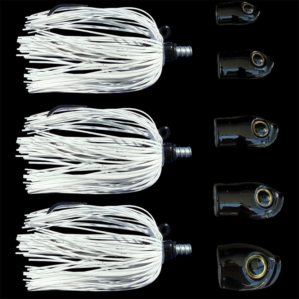 Skirted Screwy Head Jigs