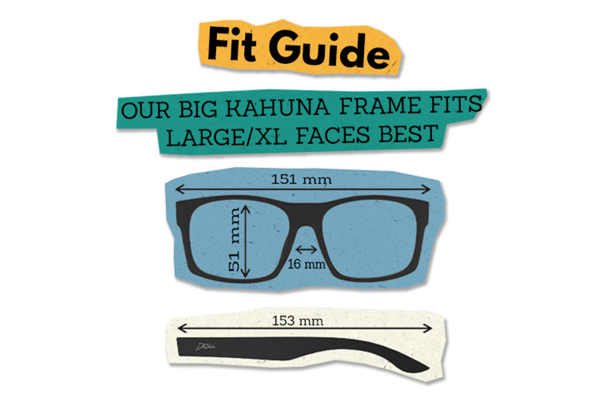 Big Kahuna XL - Green Tortoise - Jet Black Polarized