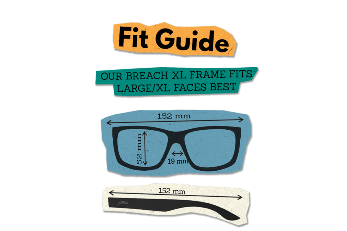 Breach XL - Frosted Gray - Jet Black Polarized ANSI Z87+