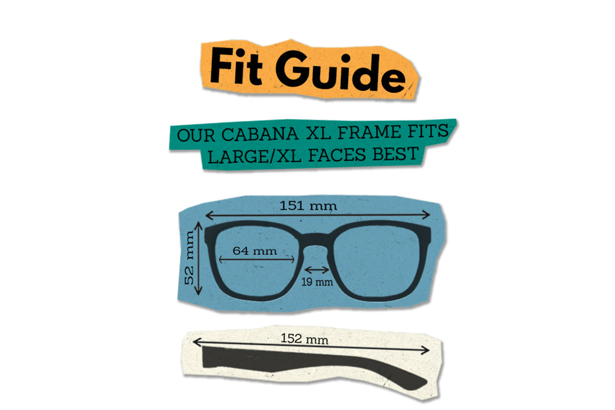 Cabana XL - Matte Black - Red Sunset Polarized
