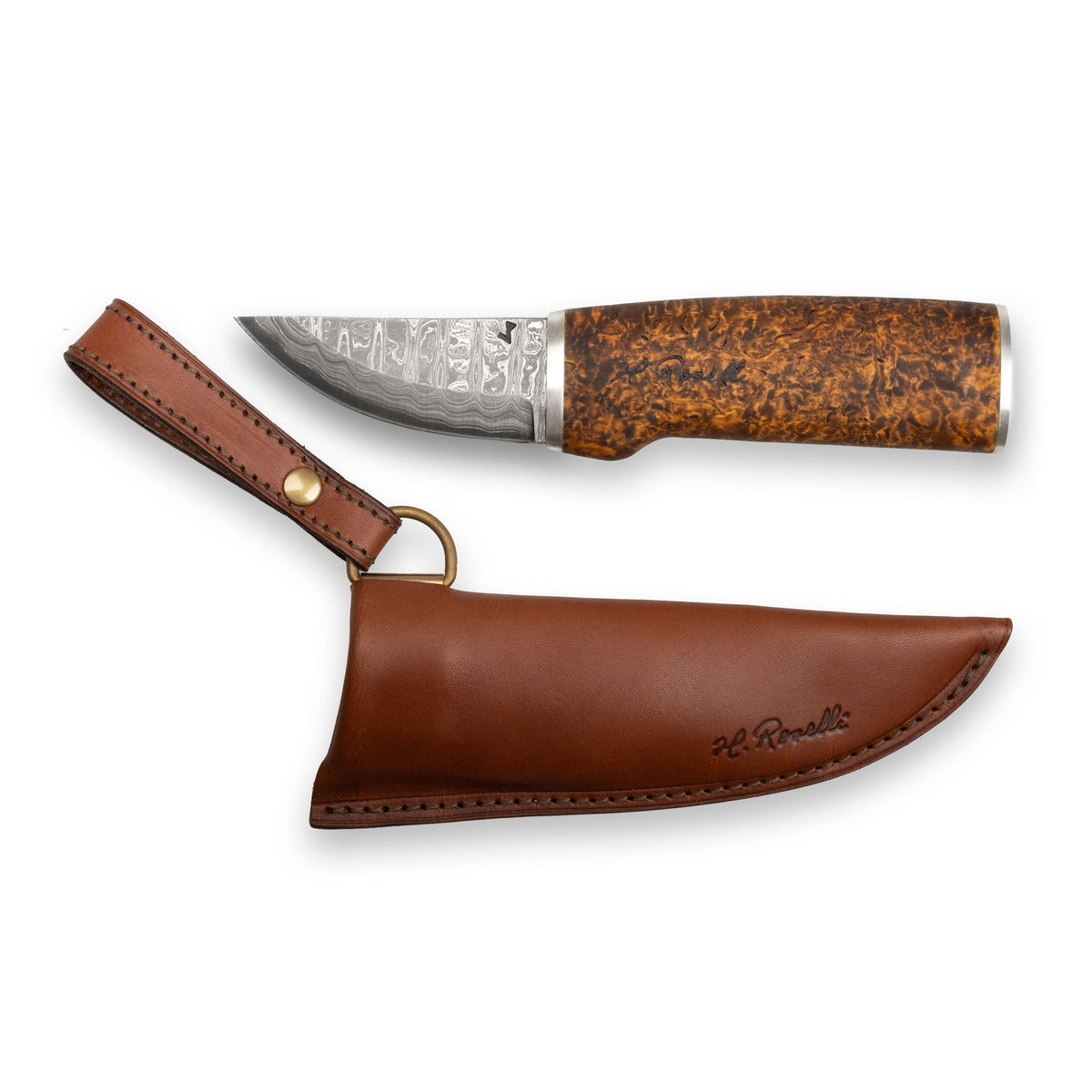 Roselli RD320P The Grandfather Knife, Damascus
