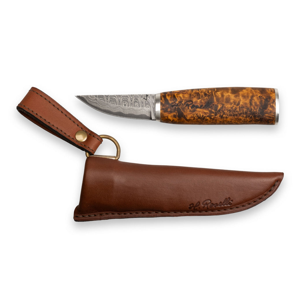 Roselli RD330P The Grandmother Knife, Damascus