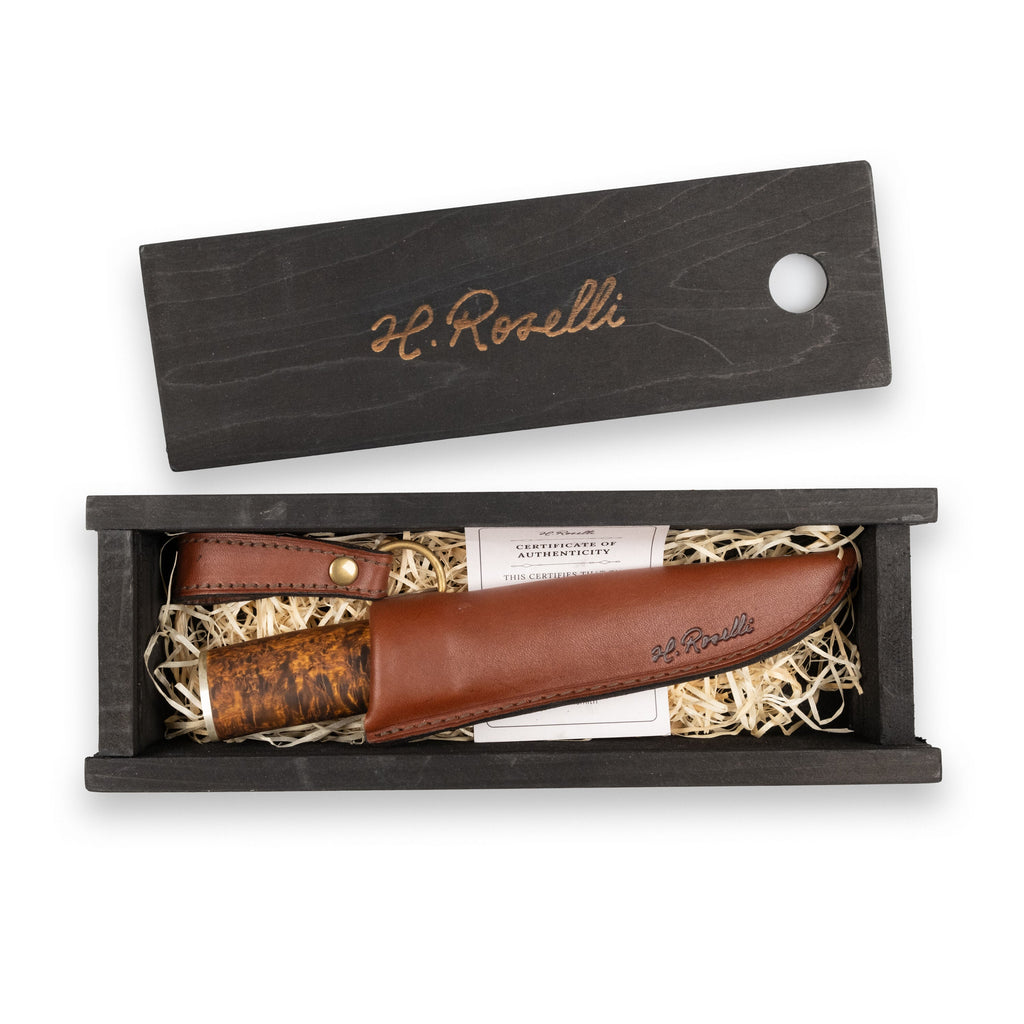 Roselli RD330P The Grandmother Knife, Damascus