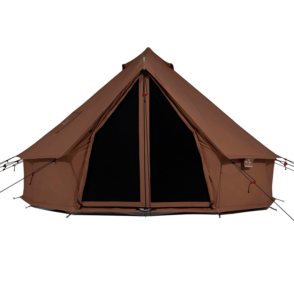 20' Regatta Bell Tent - desert front | Venator Hunting
